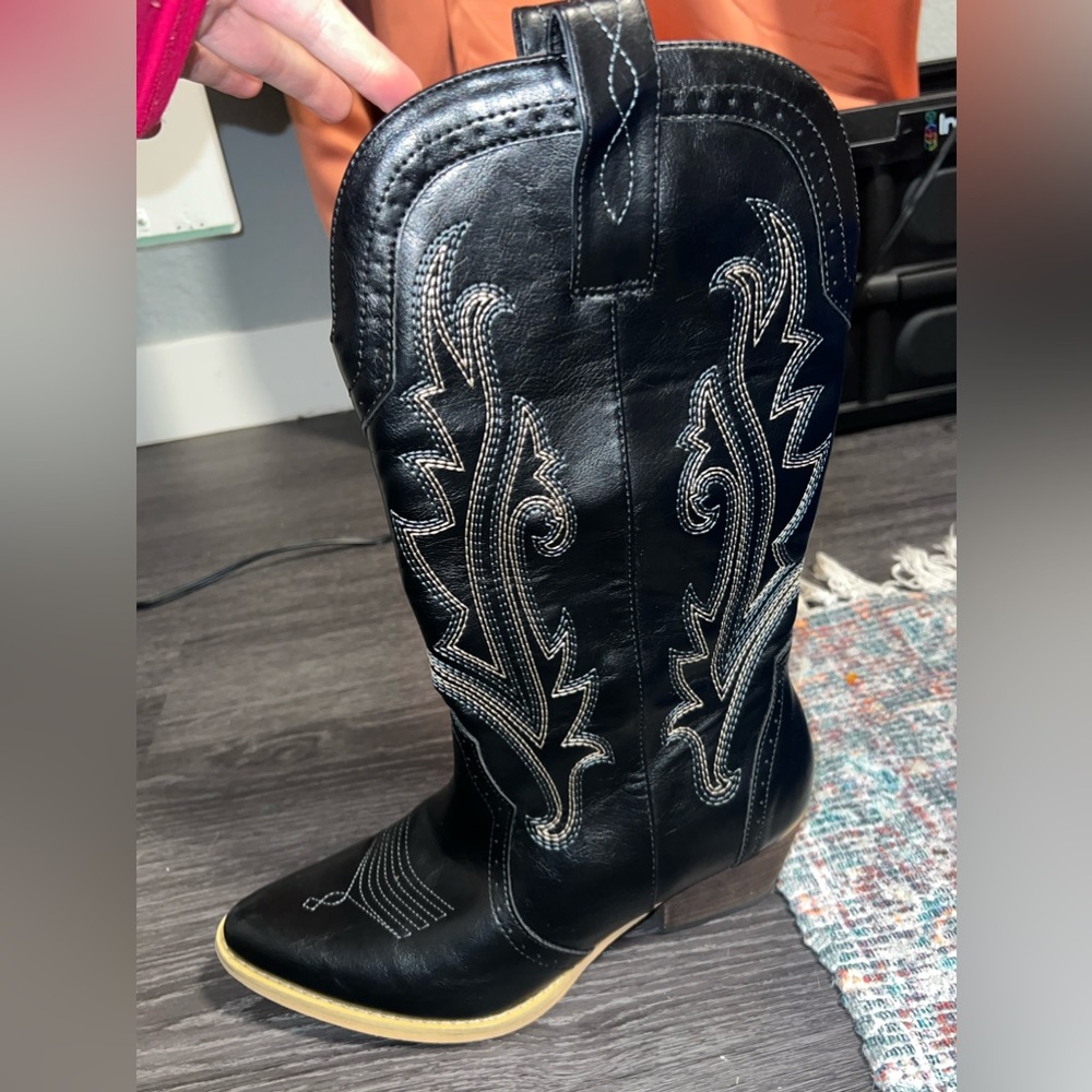 Black, cowboy boot - women’s
